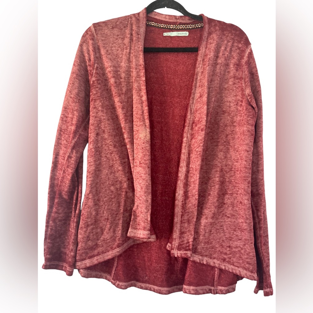 Maurices Cardigan Maroon Women’s‎ Medium Cardigan Sweater